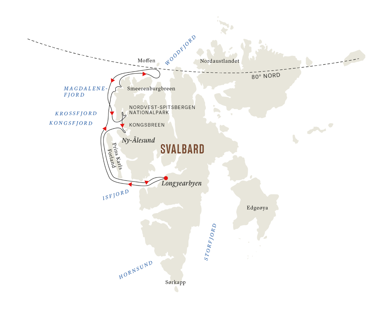 Klassikeren på Svalbard (søndage til fredage)