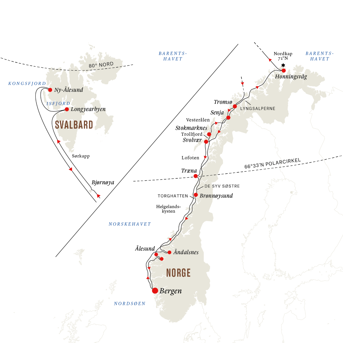 Svalbard-ekspressen – rundrejsen (2023-24)