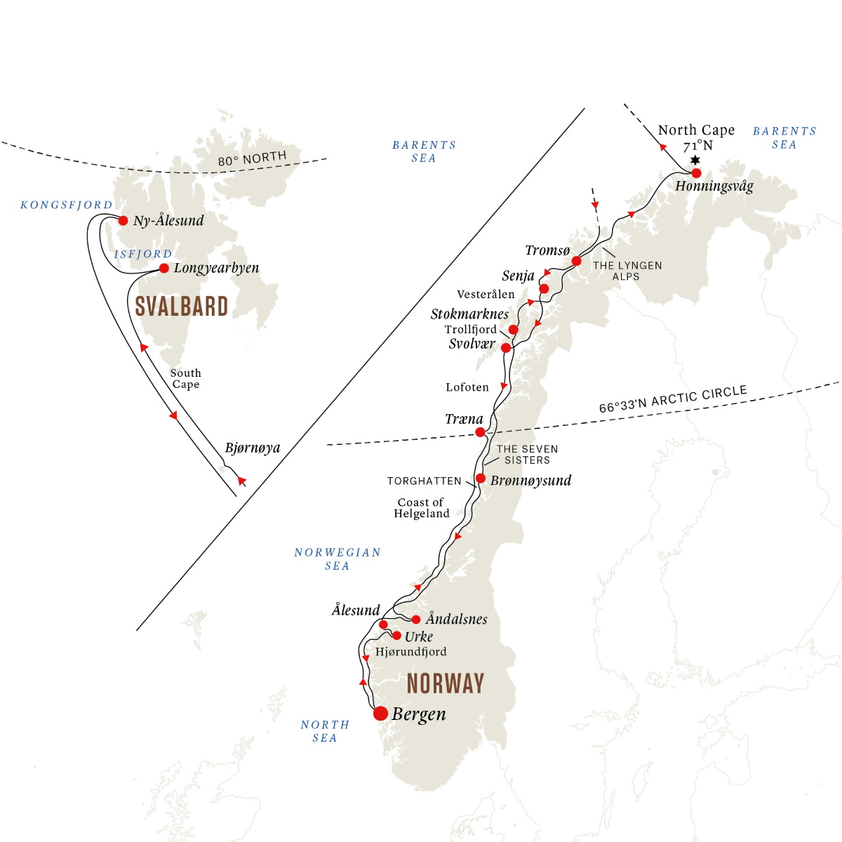 Svalbard-ekspressen - rundrejsen (2024-25)