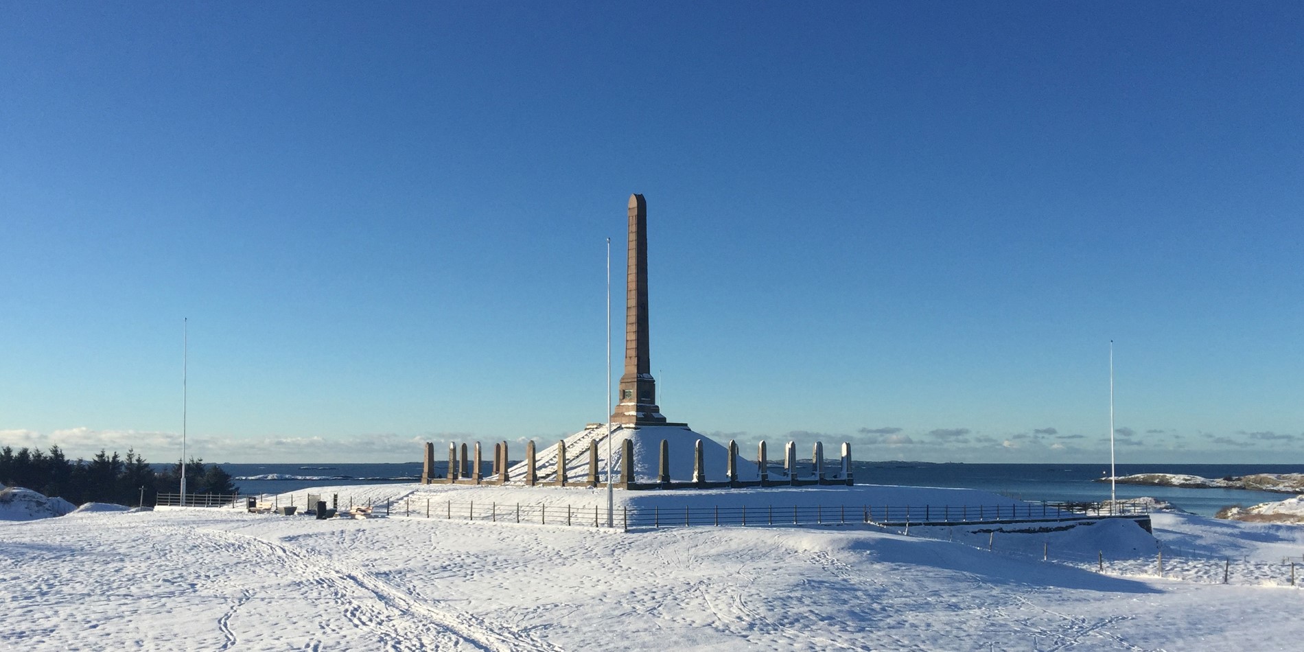 Haugesund tower in winter