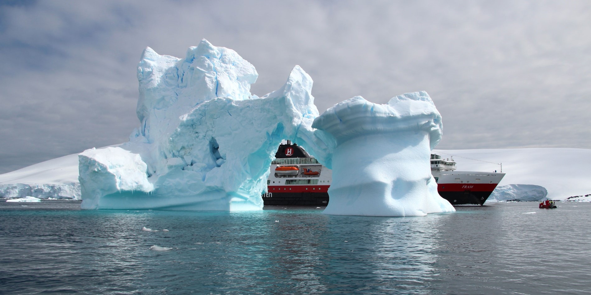 Antarktis, vand og is, MS Fram